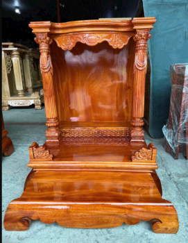 Bàn Thờ Thần Tài Mái Bằng Sứ Vân Đá Vàng HD99 9164